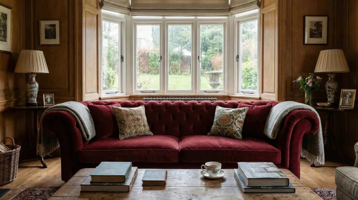 AI-generated furniture lifestyle image