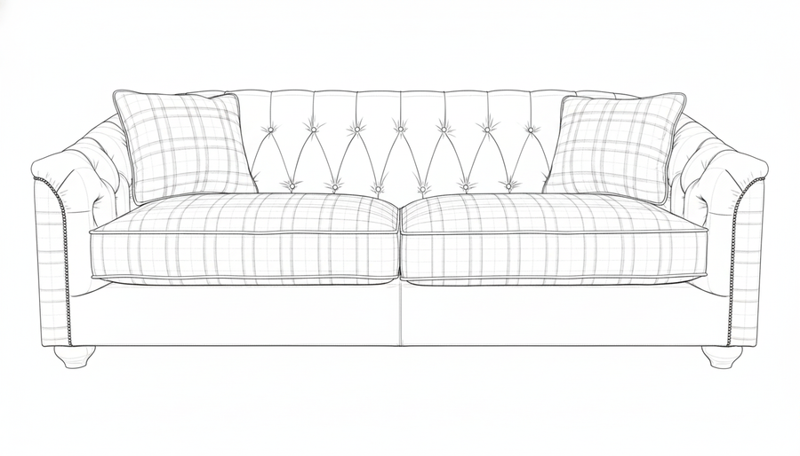Cutout Studio sketch showing the front camera angle